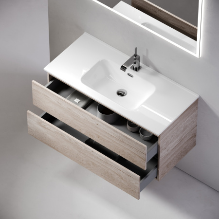 Тумба под раковину Sancos Urban UR90EG 90х50 подвесная цвет коричневый